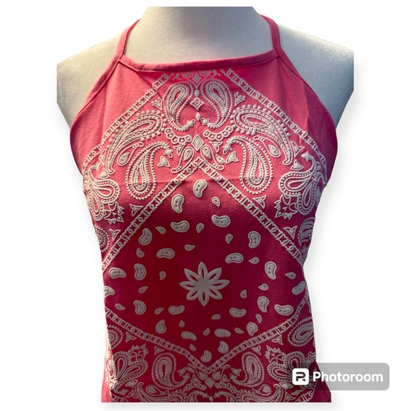 Design by Olivia Women's Sexy Paisley Bandana/Tie dye
Halter Top - Picture 1 of 7